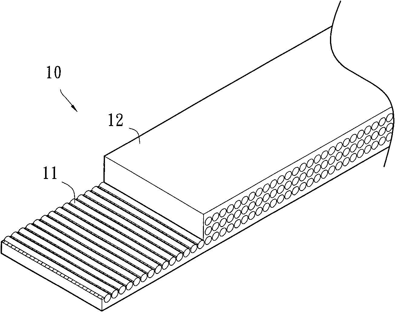 Method for improving structure of conductive adhesive and conductive adhesive