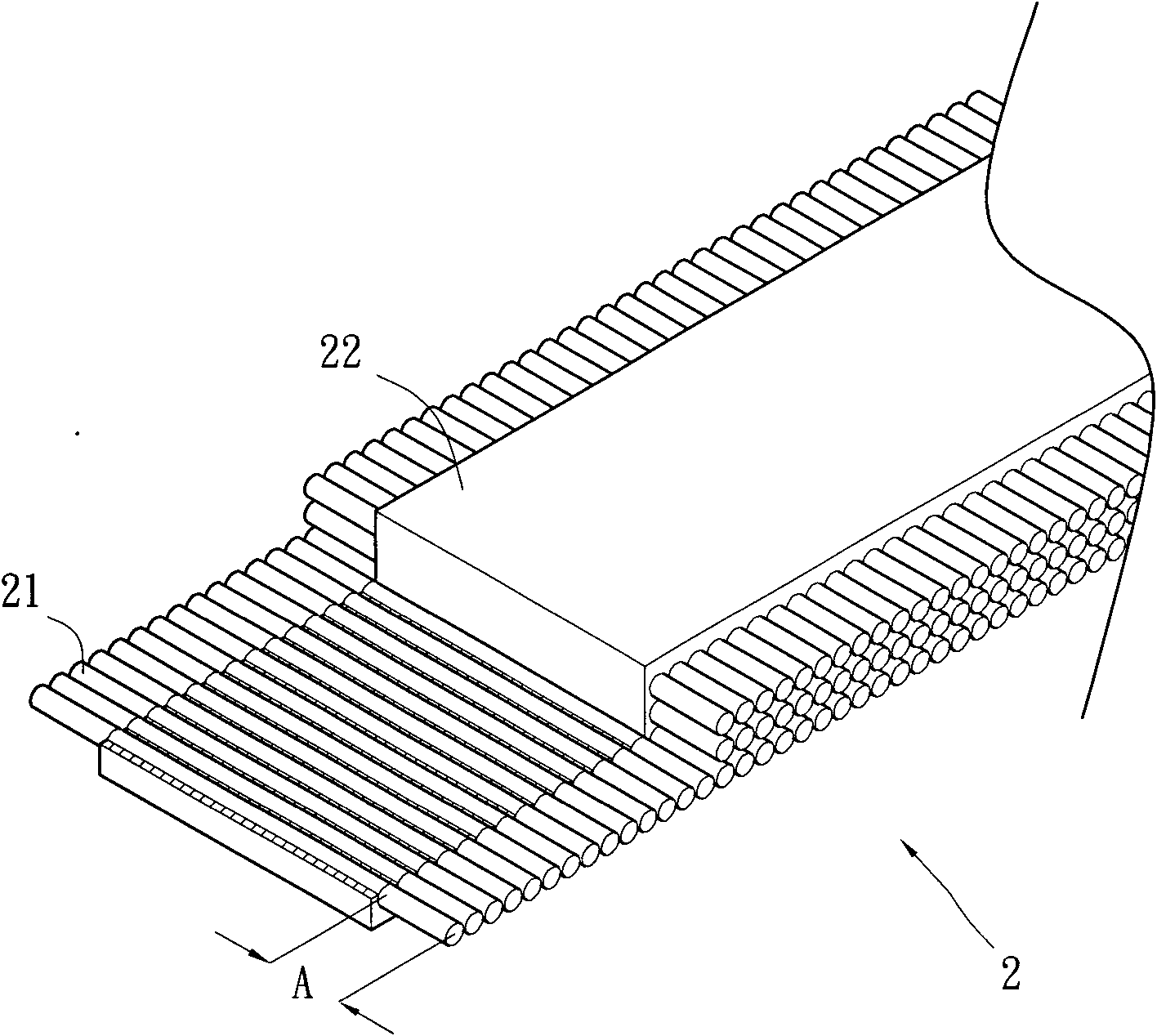 Method for improving structure of conductive adhesive and conductive adhesive