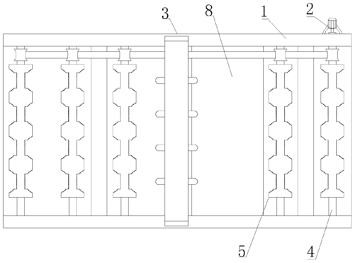 Timber feeding device for furniture production