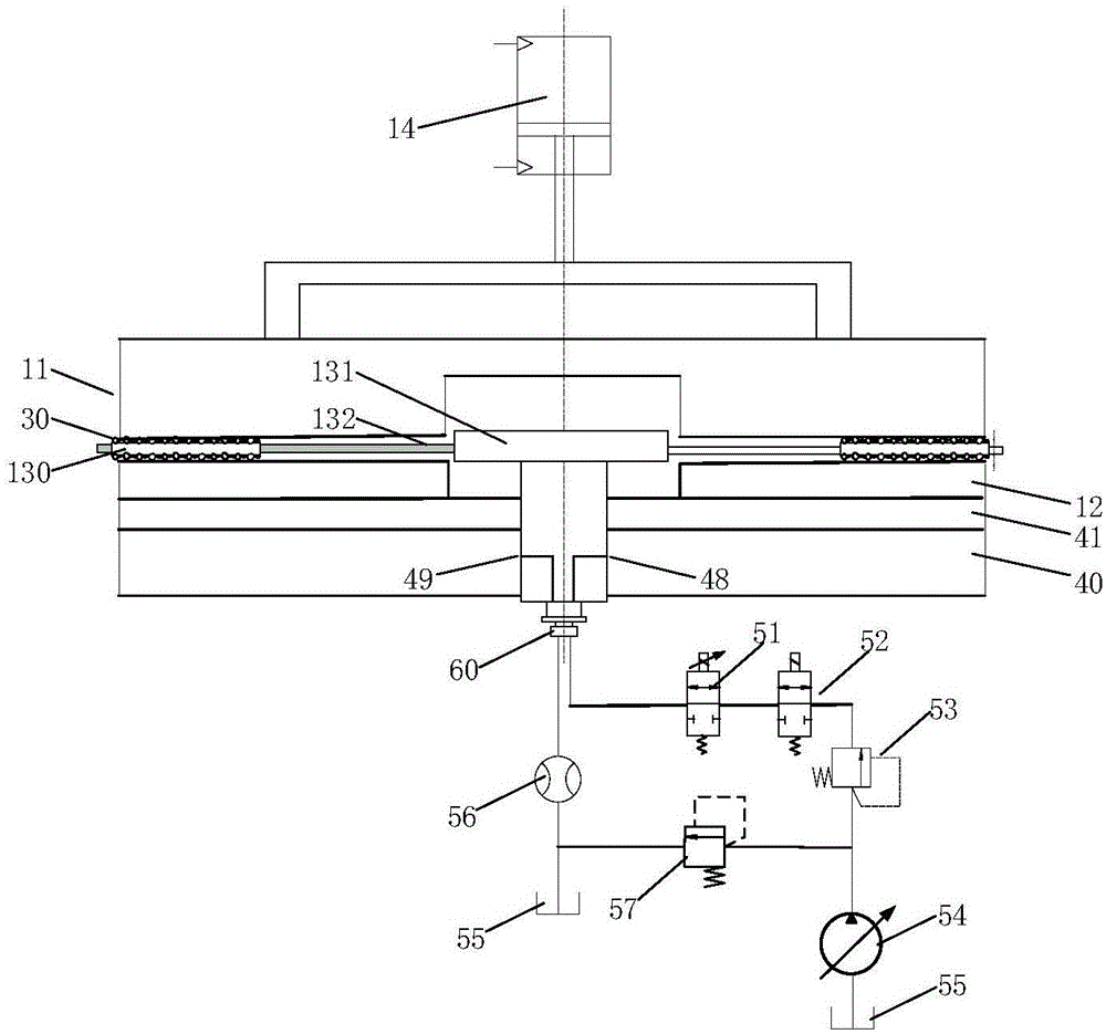 Cooling device and cooling method for double-sided chemical mechanical grinding and polishing of wafers