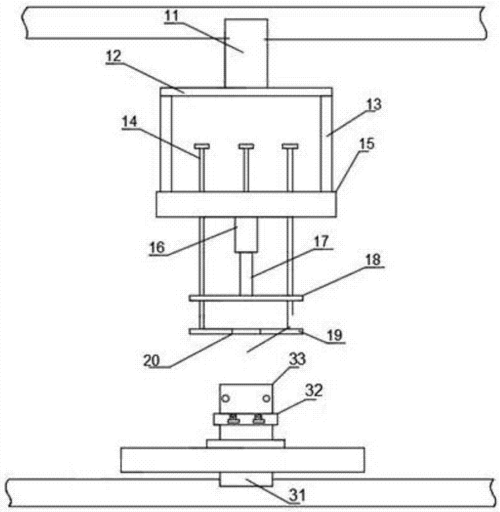 Annular sliding rail suspension type steel structure processing device