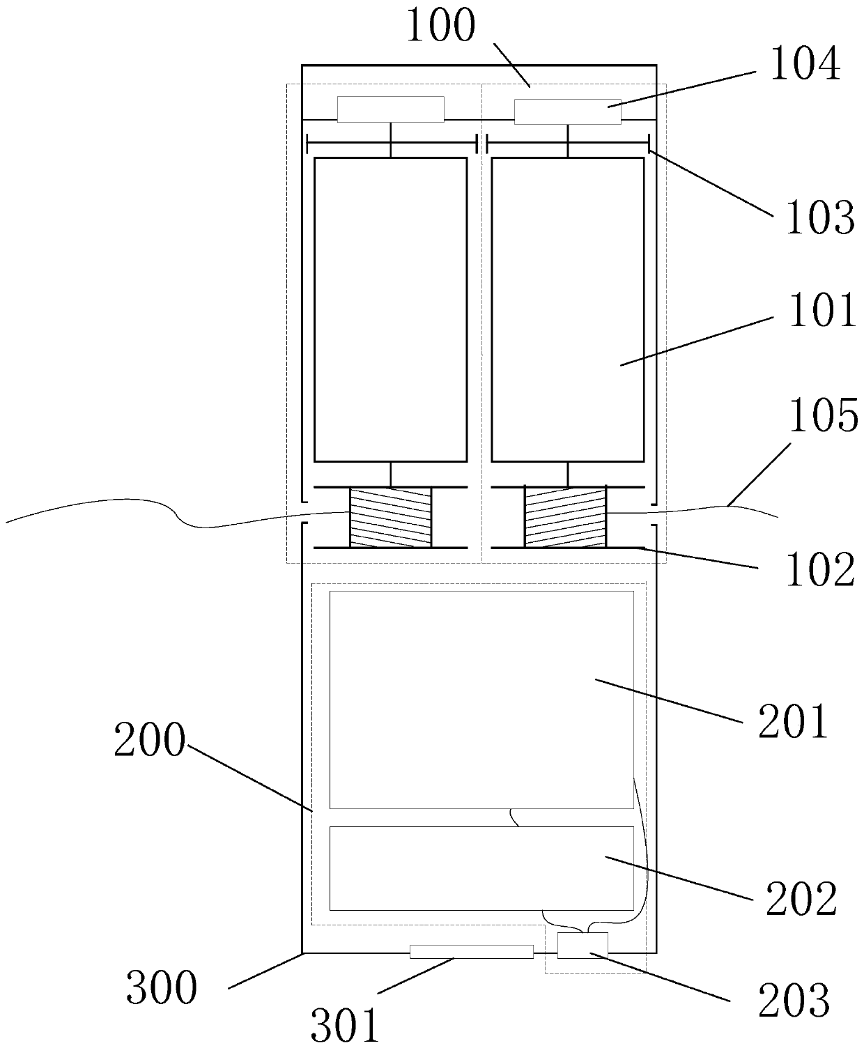 A space rope net closing device