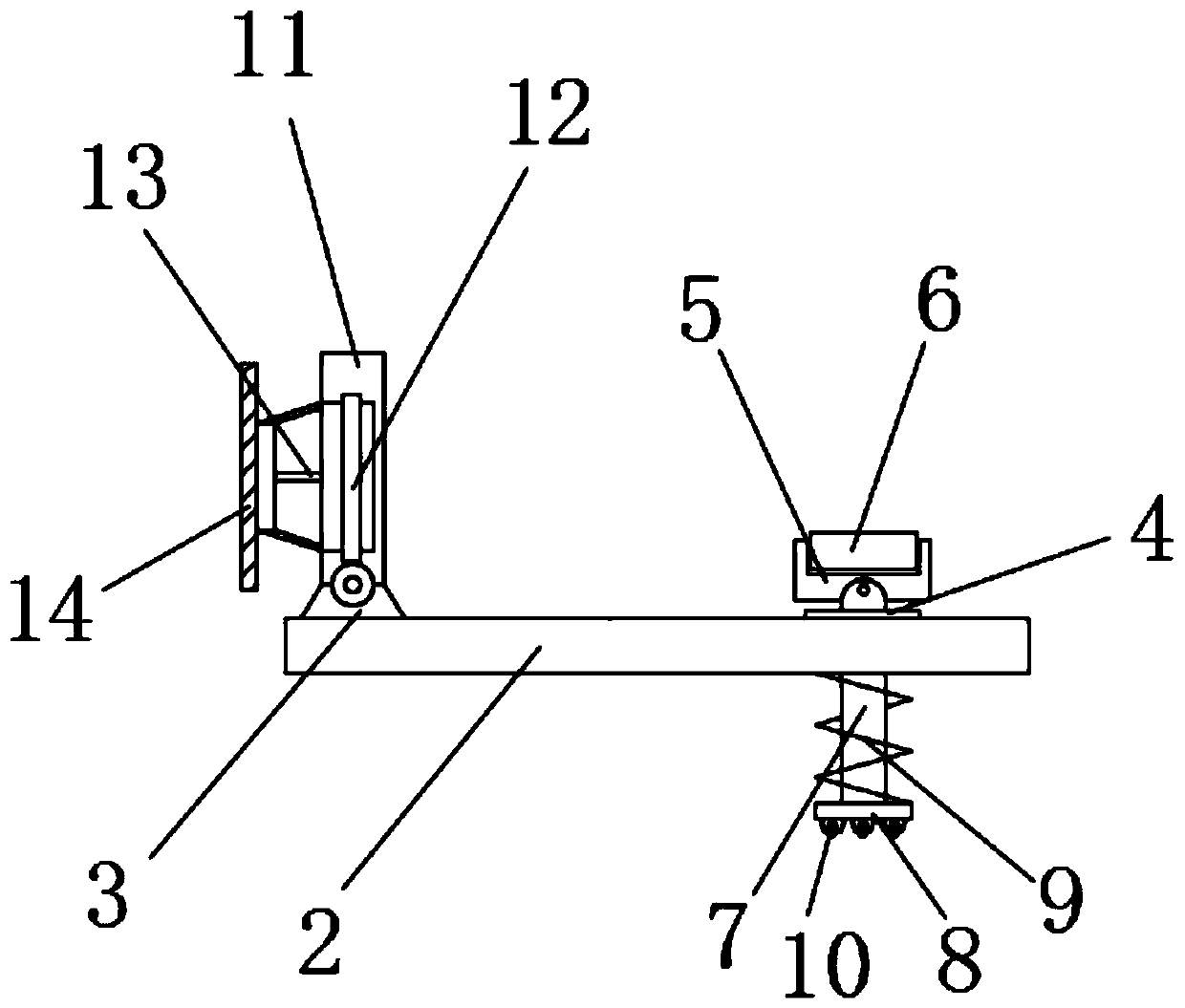 Automatic unloading device for thermos bottle liner