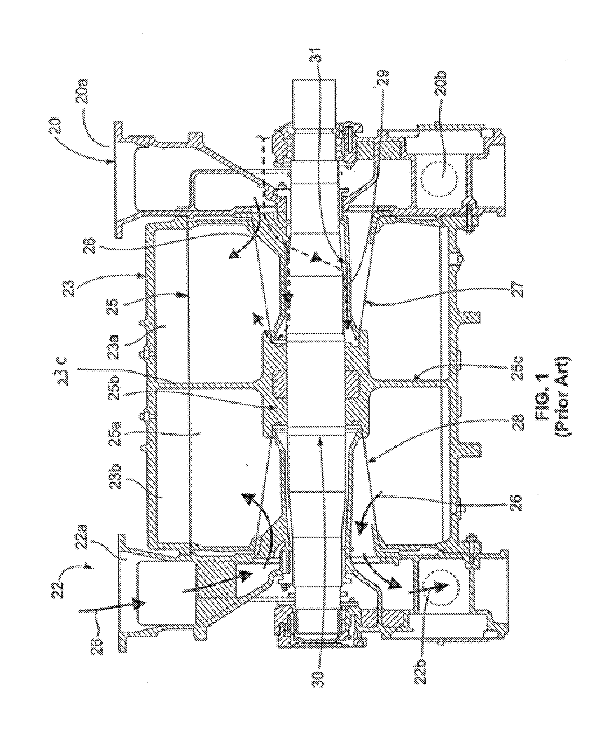 Method of converting liquid ring pumps having sealing liquid vents