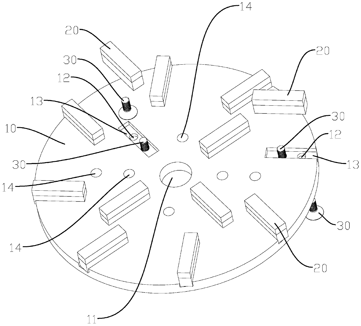 Metal grinding disc for stone grinding and polishing and manufacturing process thereof