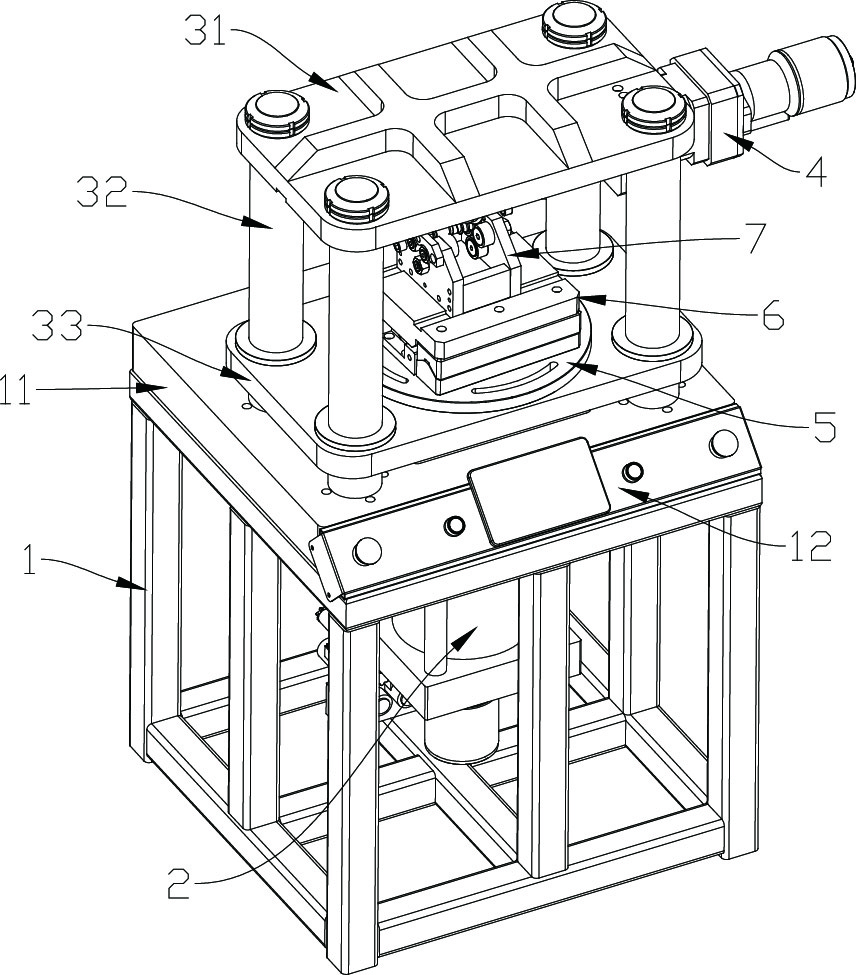 Extrusion type distressing method and device for finished worm