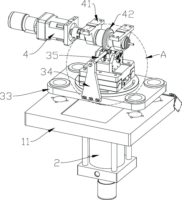 Extrusion type distressing method and device for finished worm