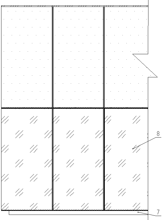 Curtain wall structure with lamp grooves and construction method thereof