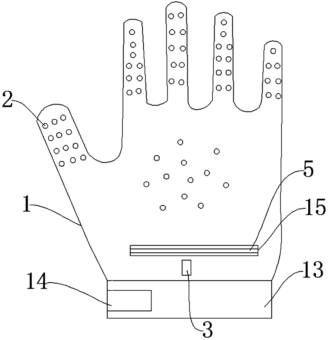 Multi-functional glove for construction