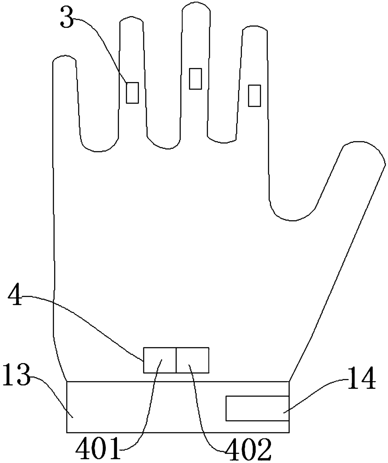 Multi-functional glove for construction