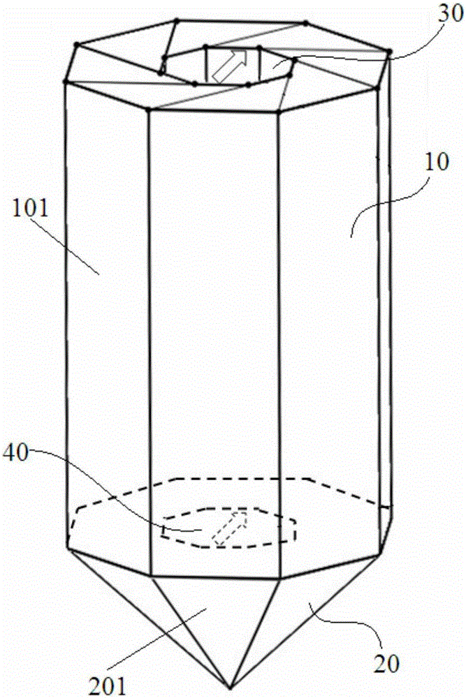 Permanent magnet device used for nuclear magnetic resonance probe