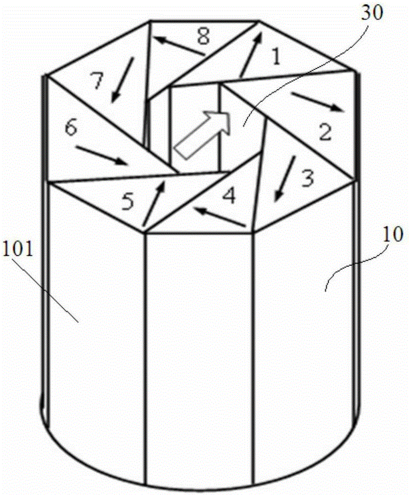 Permanent magnet device used for nuclear magnetic resonance probe