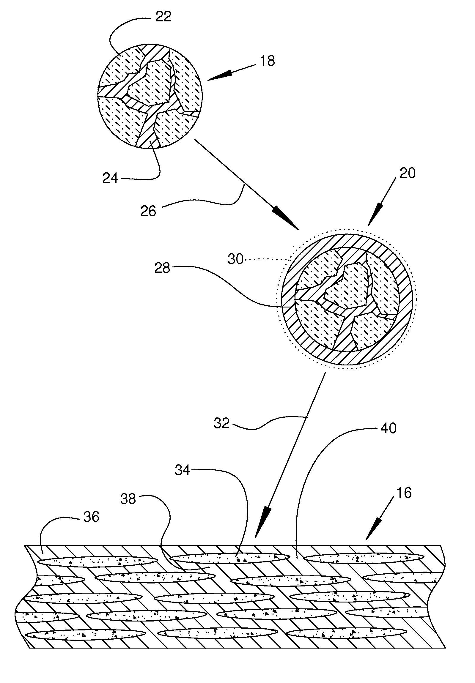 Coatings, composition and method related to non-spalling low density hardface coatings