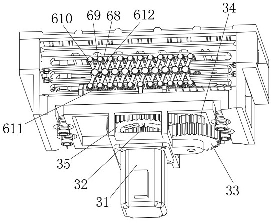 Full-automatic adjusting device for AL line machine track cushion block