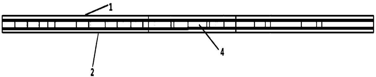 Flexible flat plate heat pipe structure