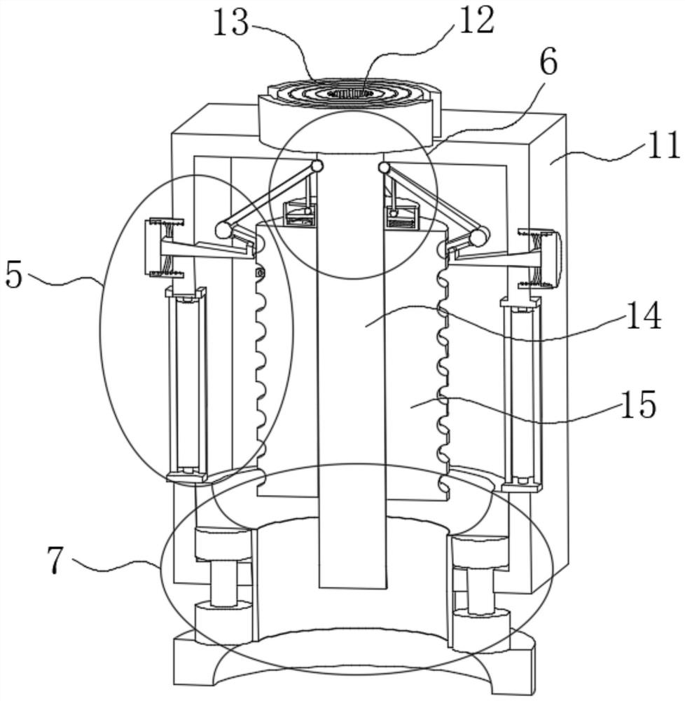 Novel cable cantilever goods shelf