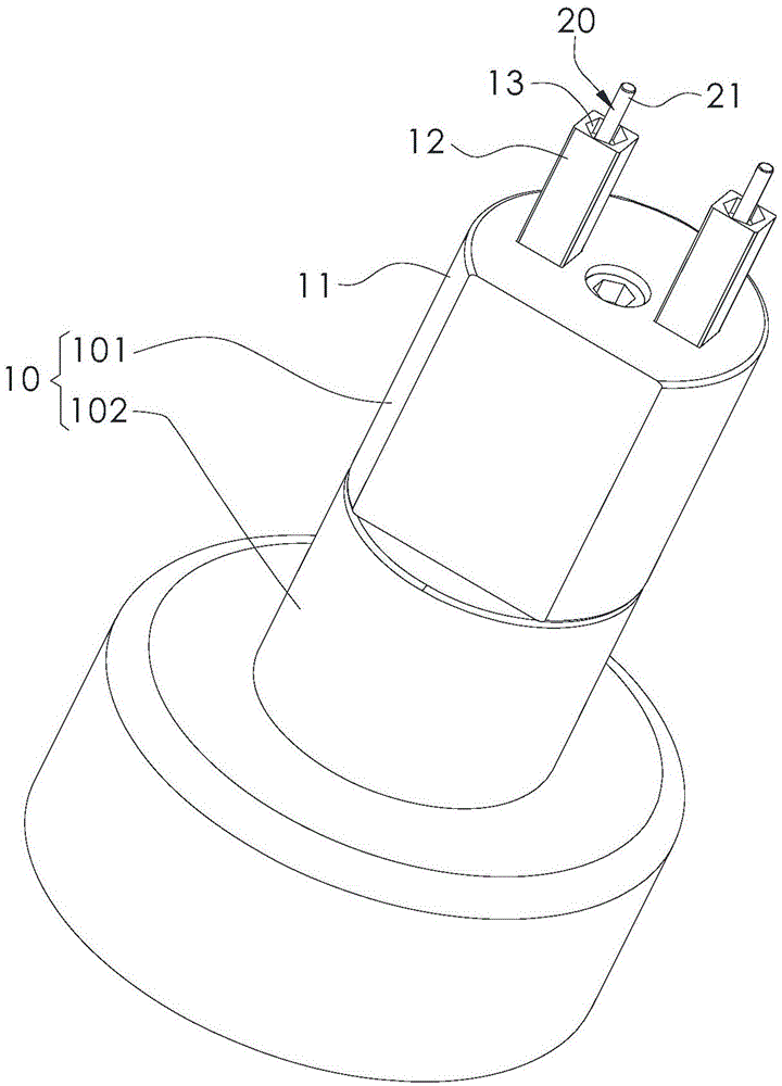 Lamp holder assembly fixture and lamp holder assembly method