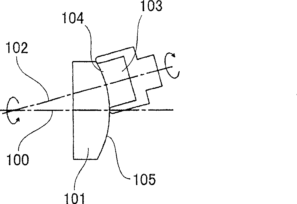Lens grinding method and device