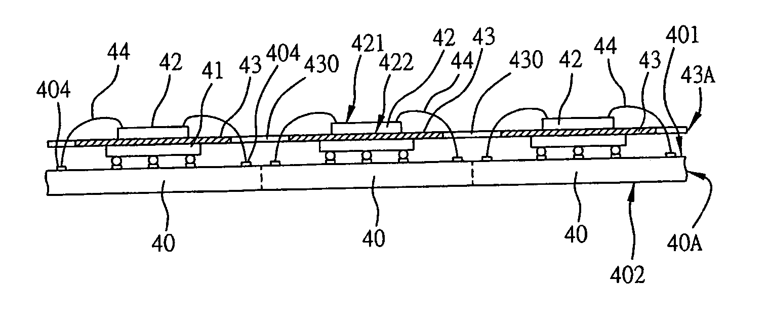 Chip-stacked semiconductor package and method for fabricating the same