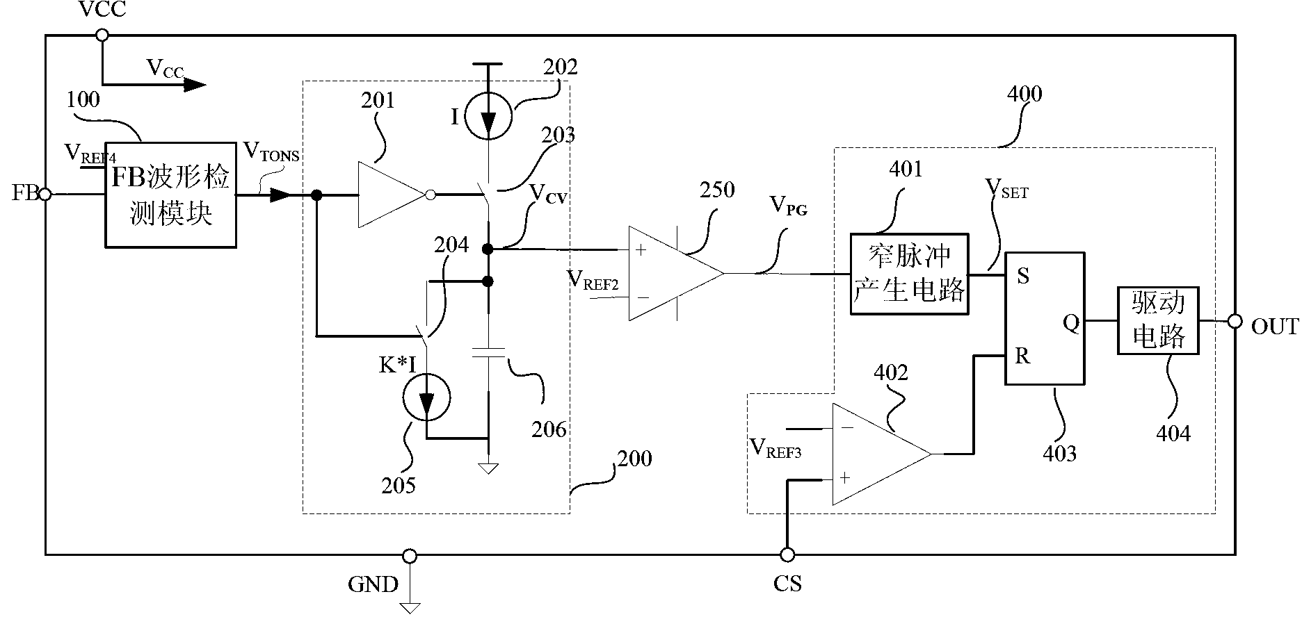 Constant current switching power supply and constant current controller thereof