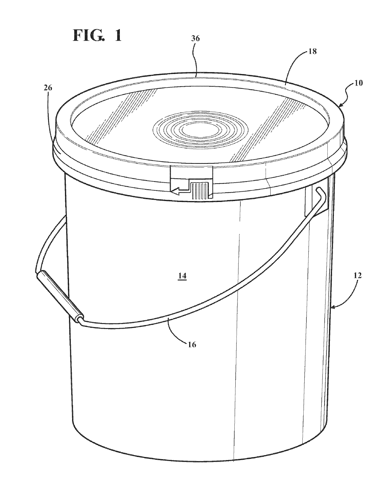 Gasketless Closure For Open-Top Pails