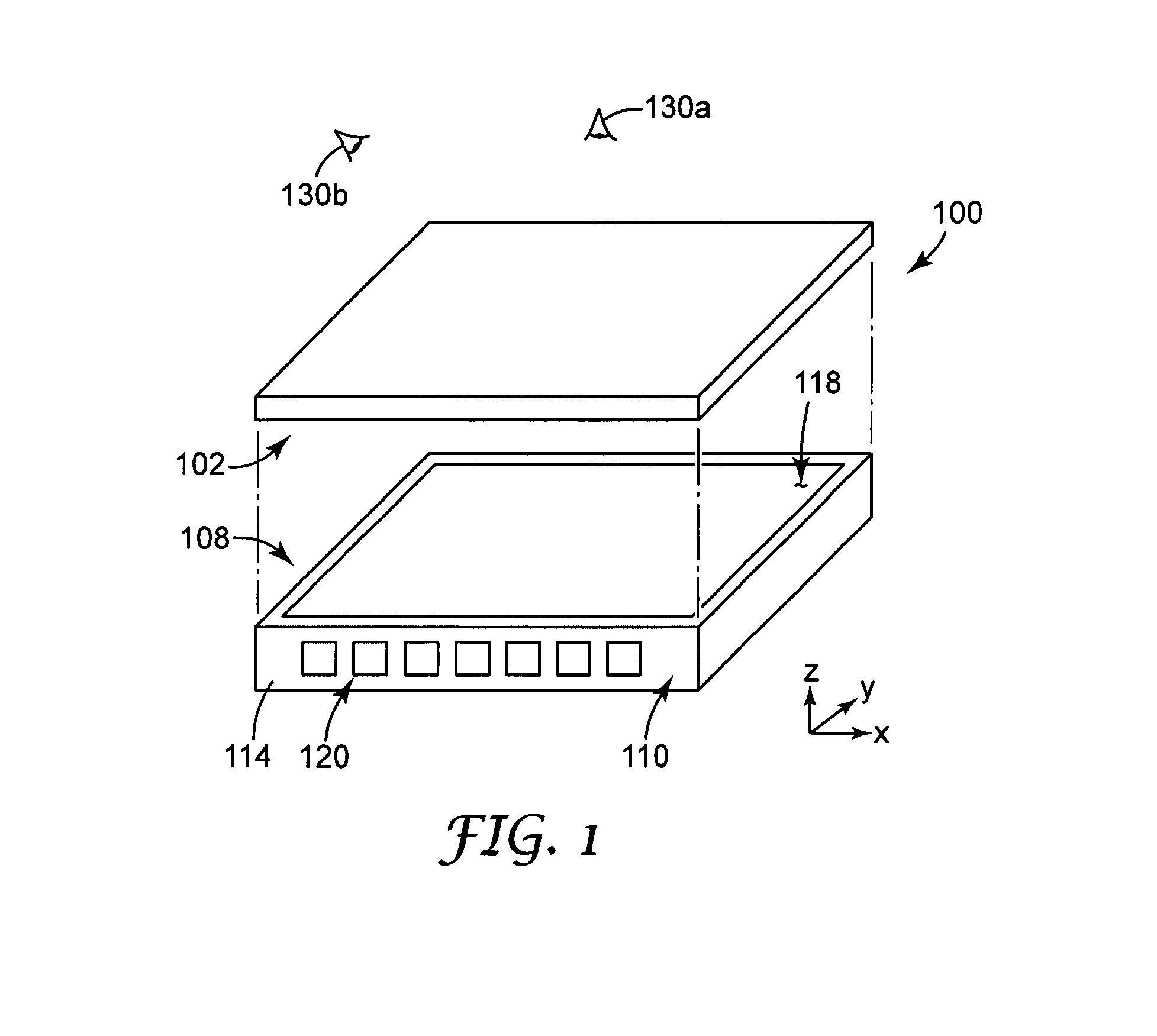 Edge-lit backlight having light recycling cavity with concave transflector