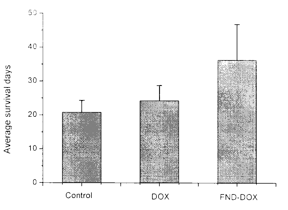 Preparation method and application of fluorescence nanometer diamond-doxycycline compound