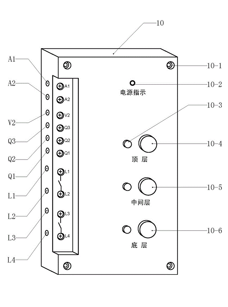 Material hoister control module