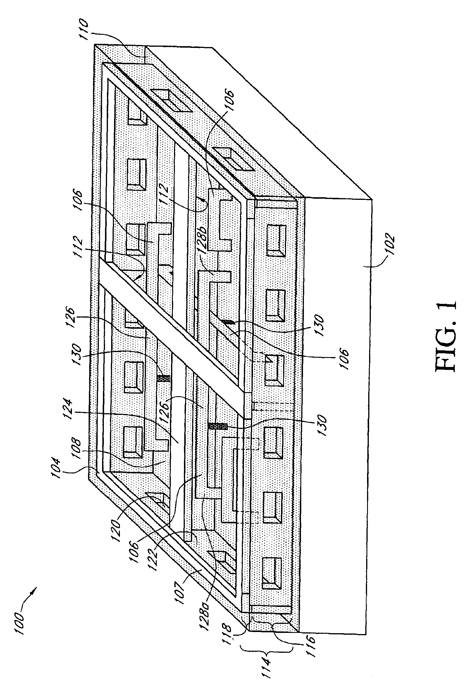 Multiple chip stack structure and cooling system