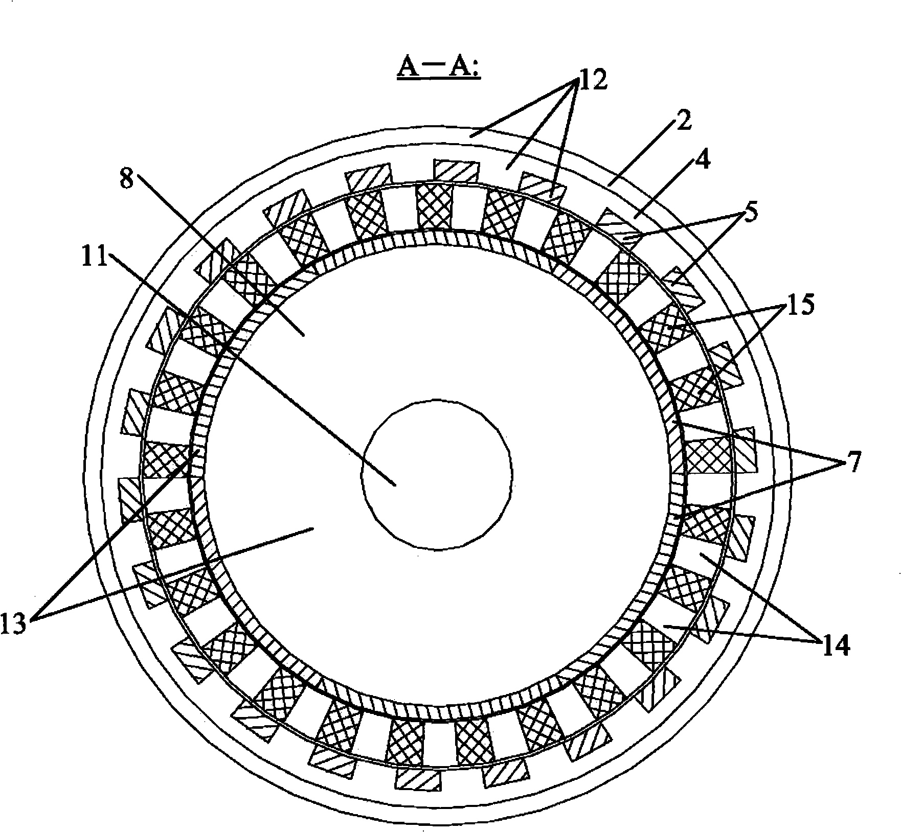Magnetic field modulation magnetic gear