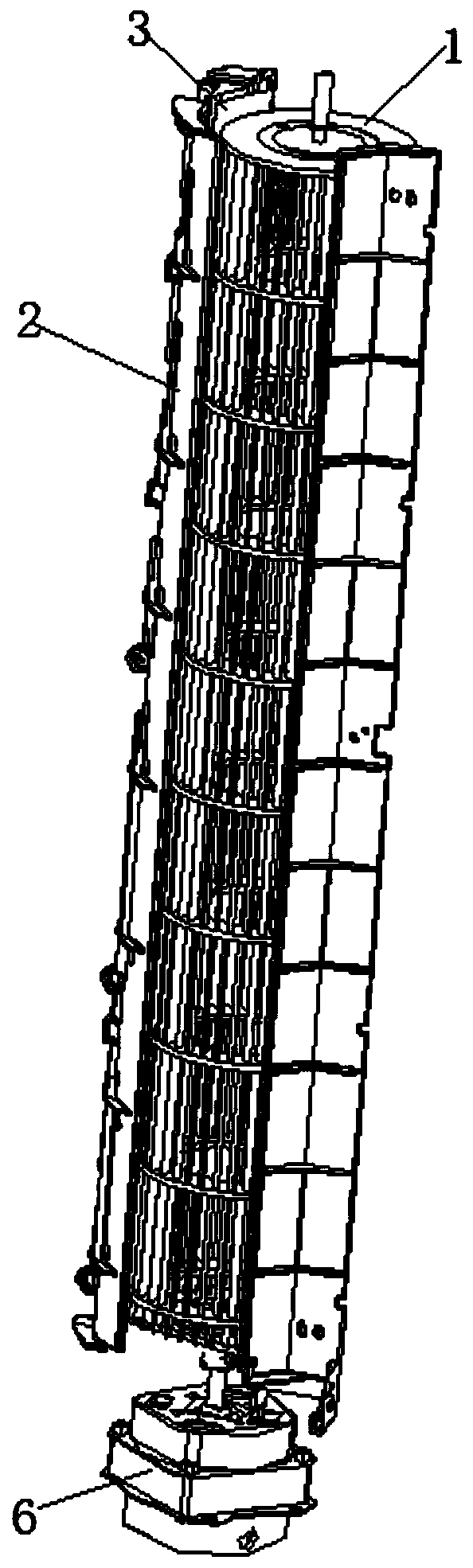 Air duct structure and device equipped with air duct structure