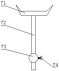 Clamping device with tilting prevention function