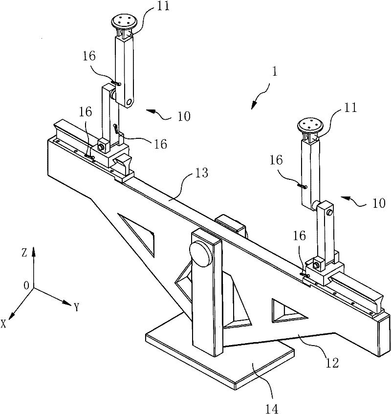 System and method for testing body-in-white bending rigidity of automobile