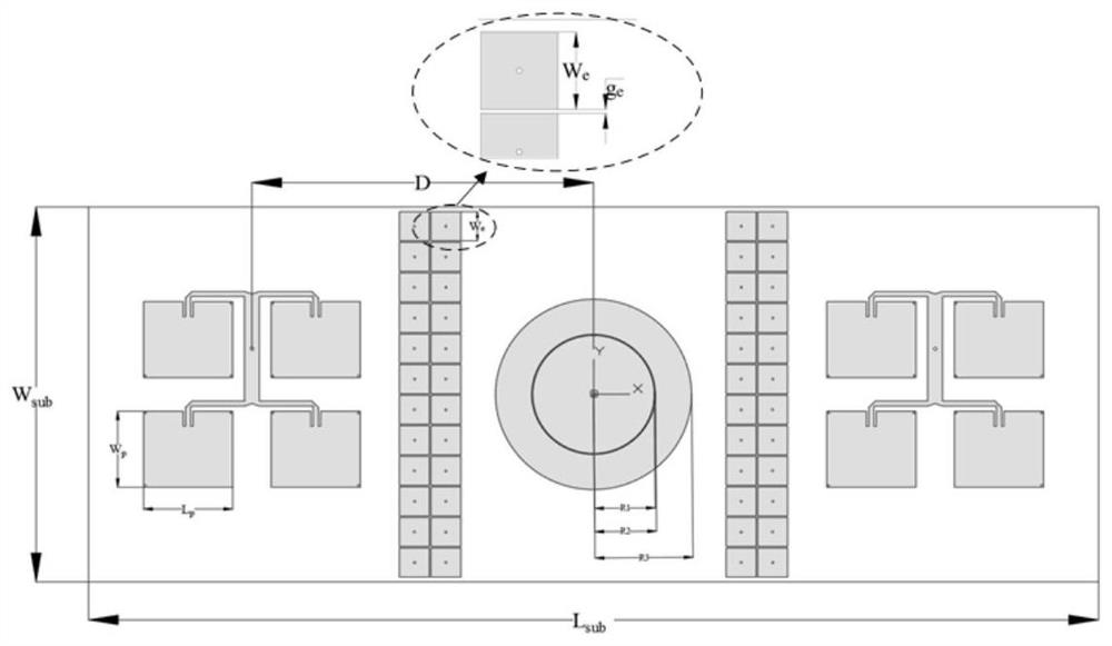 A Combination Structure of Microstrip Antenna with Coupling Suppression Function