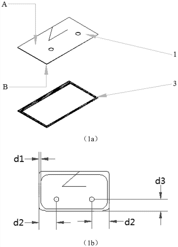 Die-cutting and discharging device and method for die-cutting and discharging film with inner handle