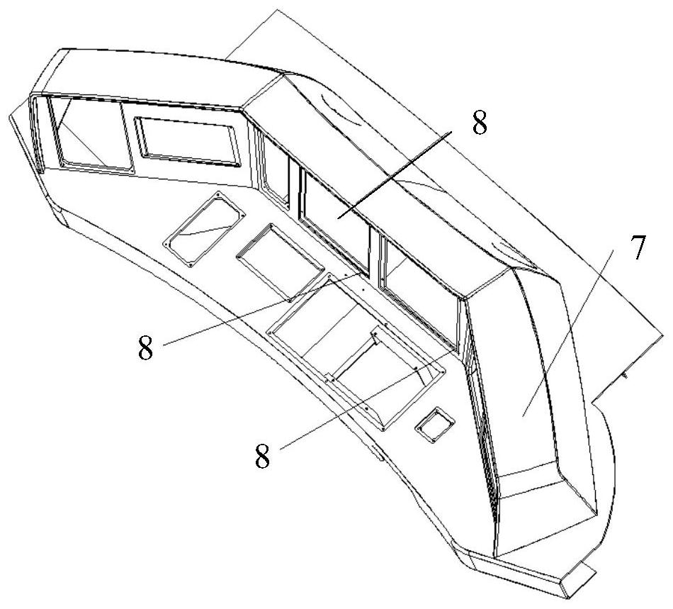 A kind of sun visor mechanism and rail car