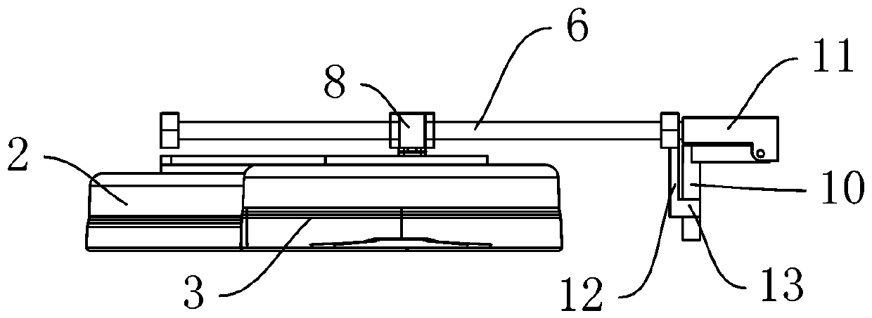 Foldable chassis of mower