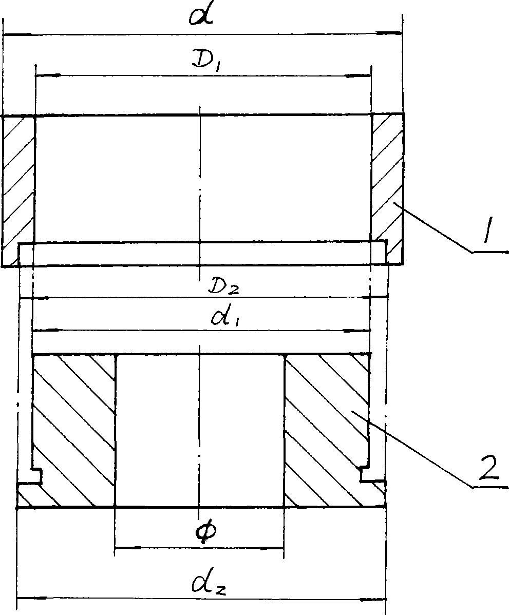 Carburization quenching method for round hole thin wall work-piece