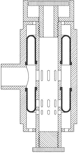 Double-aperture and direct-acting type water faucet