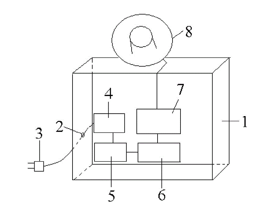 Alarm capable of performing alarming automatically in switching off circuit