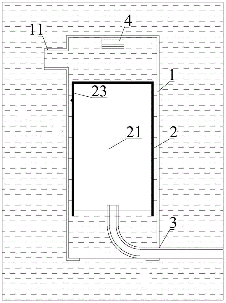 The mbr pulse aeration device without extra power and the aeration system equipped with the device