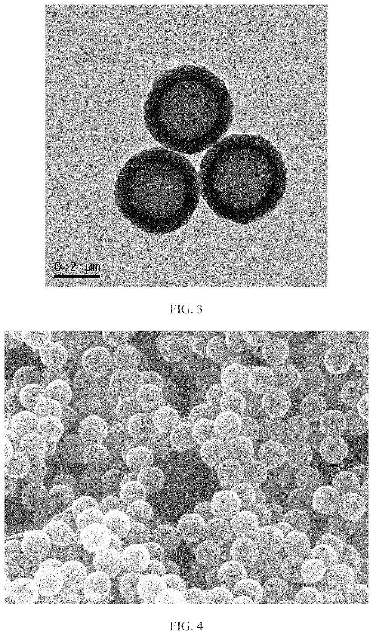 Dinuclear rhodium complex-doped platinum/hollow mesoporous silica sphere composite material, and preparation method and application thereof
