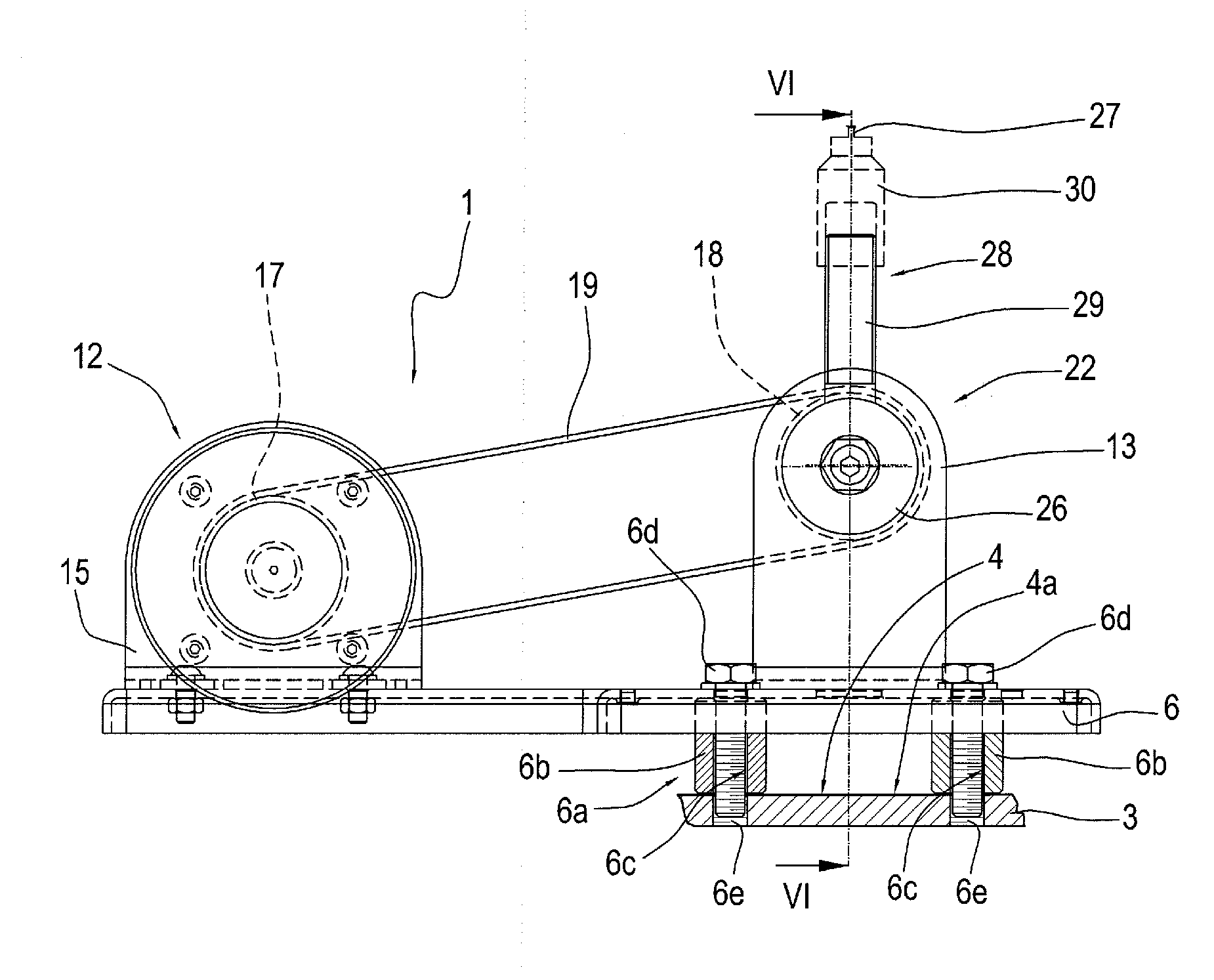 Force modulating device for a gym machine