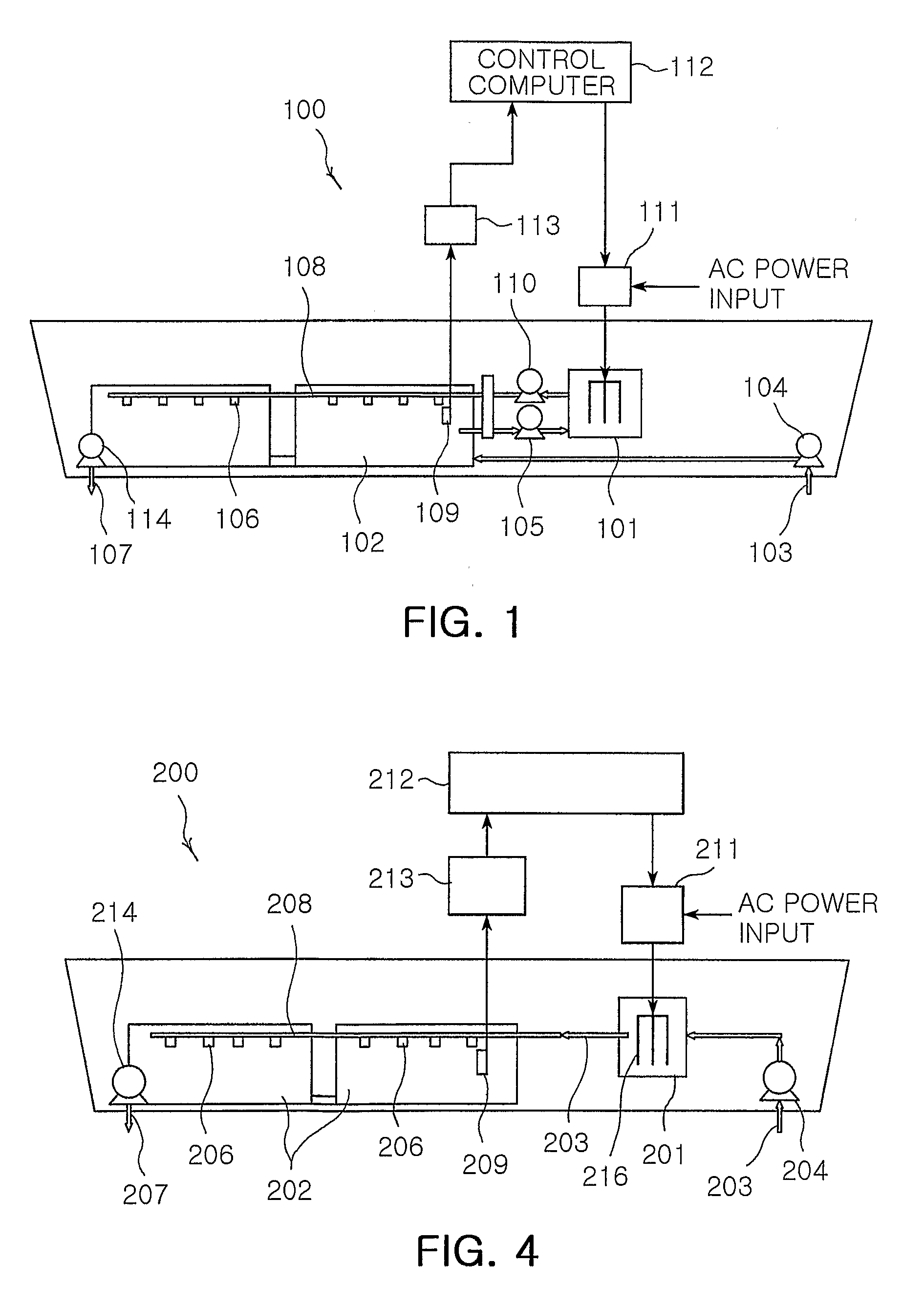 Apparatus and methods for treating ballast water by using electrolysis of natural seawater