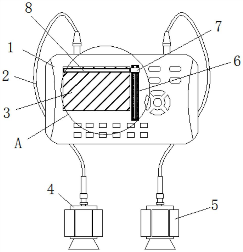 Equipment for detecting internal cracks of serpentine