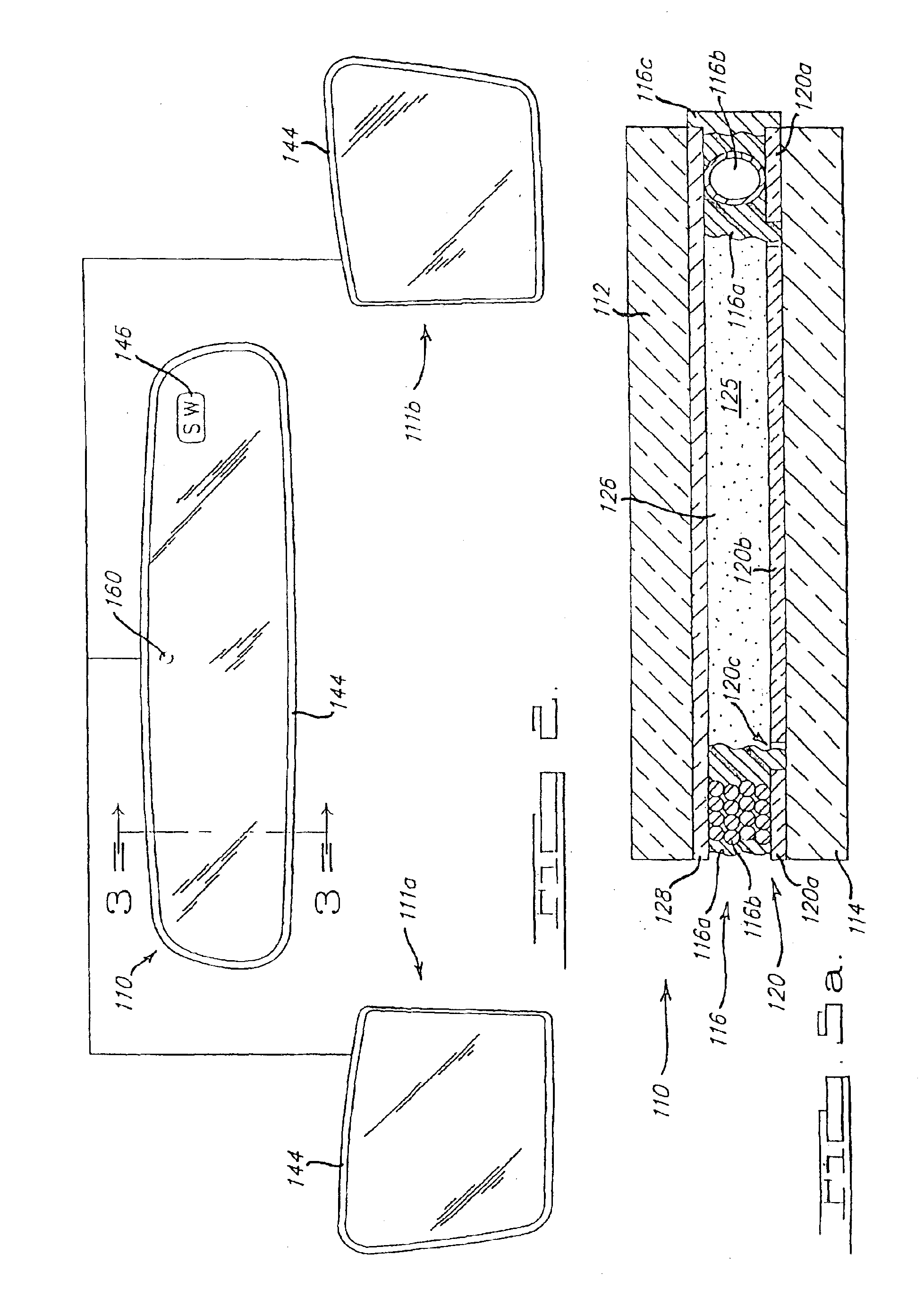 Electrochromic device having a seal including an epoxy resin cured with a cycloaliphatic amine