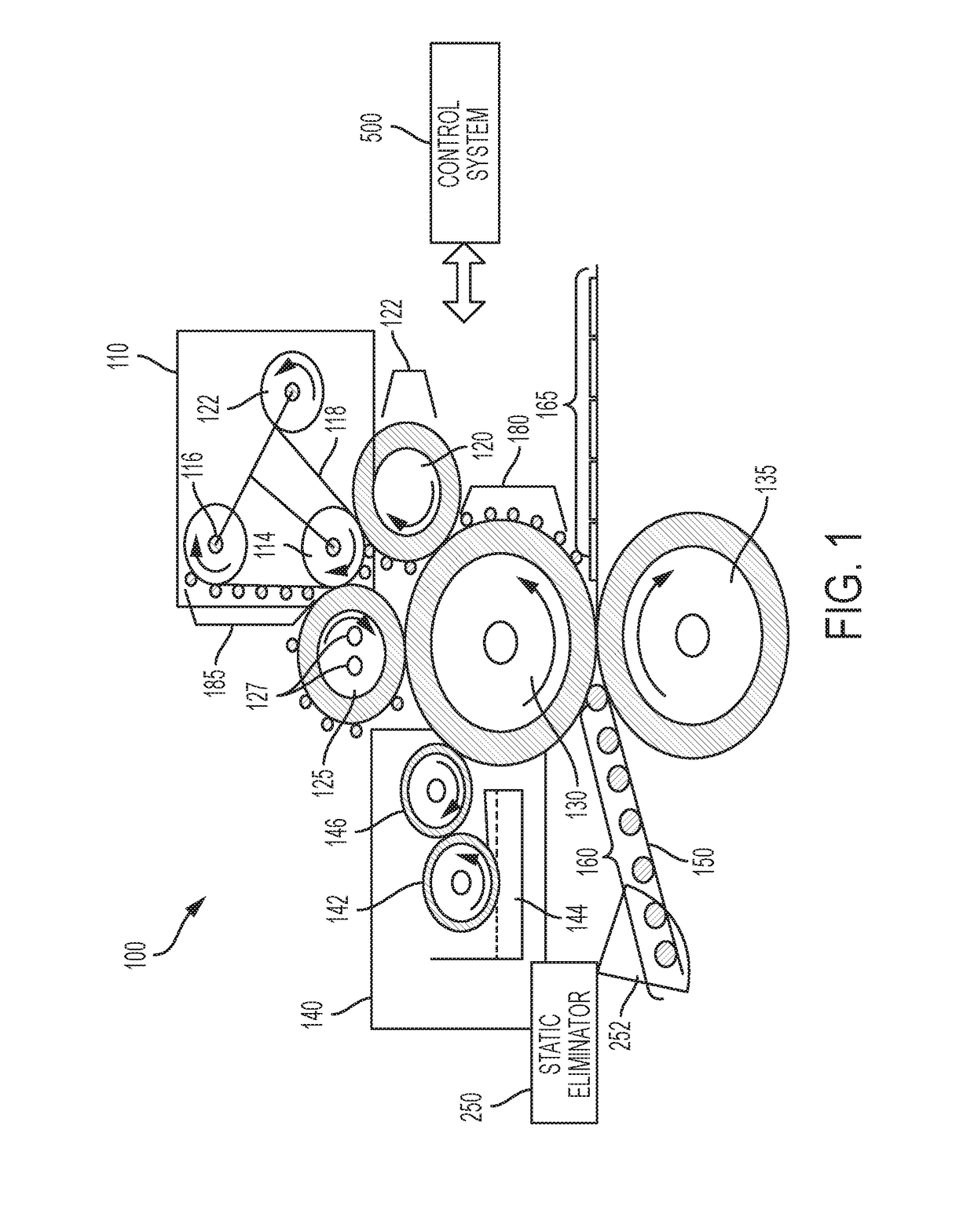 Use of active static elimination on un-fused prints in an electrostatic printing apparatus