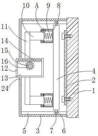 Strip crease preventing device of high-precision barcode printer