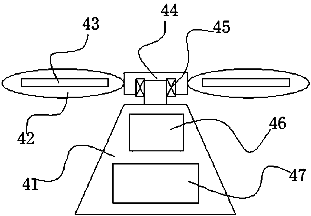 Magnetic stirring cup and fan device