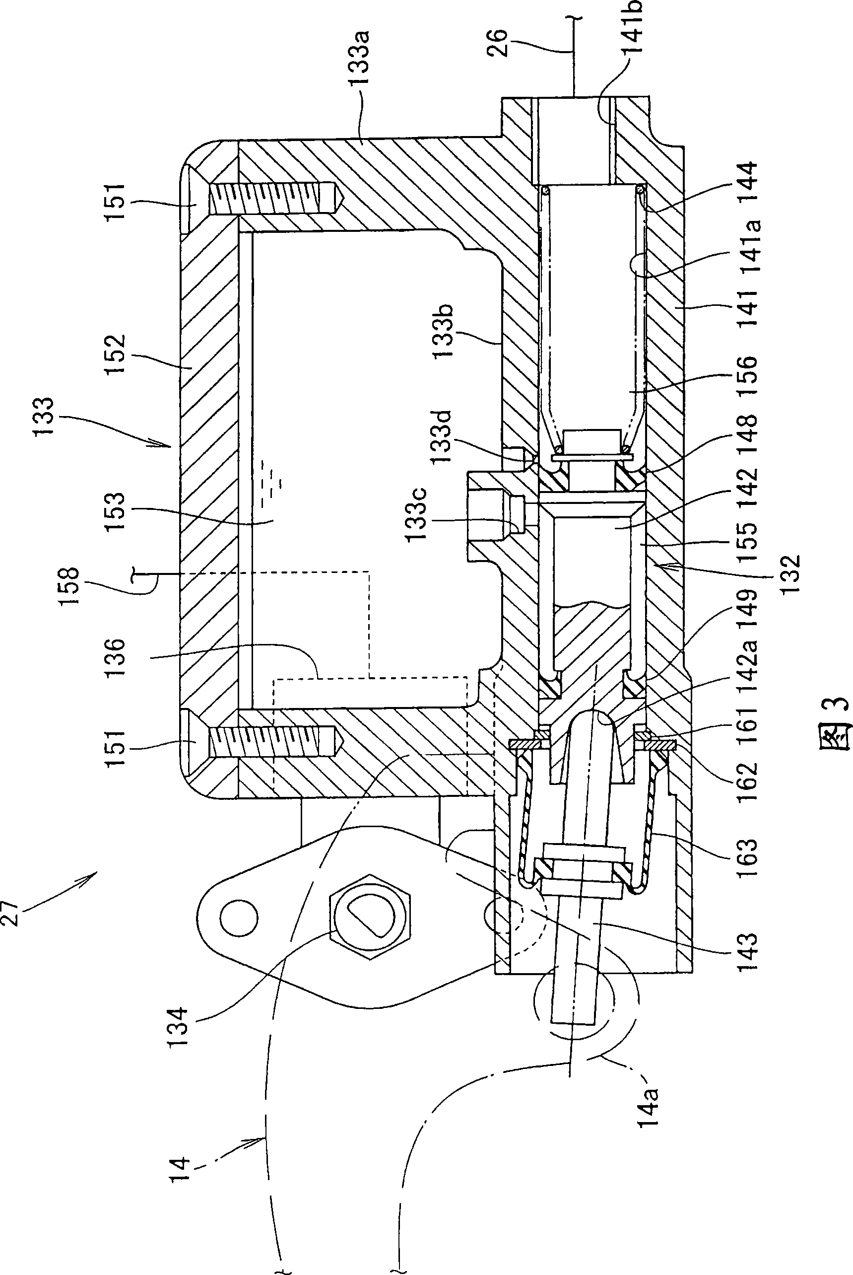 Hydraulic mechanism for vehicle
